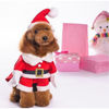 Picture of NACOCO Pet Christmas Costumes Dog Suit with Cap Santa Claus Suit Dog Hoodies Cat Xmas Costumes (Red, M)
