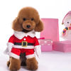 Picture of NACOCO Pet Christmas Costumes Dog Suit with Cap Santa Claus Suit Dog Hoodies Cat Xmas Costumes (Red, M)