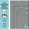 Picture of PetHappily Dog Food Mat - 24x15” Large Silicone Pet Food Mat, Raised Edges Dog Mat for Food and Water Prevent Spill, Waterproof Cat Food Mat Protect Floors, Easy Clean Dog Bowl Mats for Food and Water