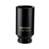 Picture of ZOYAKKI 1/2" Drive x 30 mm Deep 6 PT Impact Socket, CR-MO, 1/2-inch Drive 6 Point Axle Nut Socket for Easy Removal of Axle Shaft Nuts (30MM)