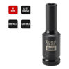 Picture of ZOYAKKI 1/2" Drive x 8 mm Deep 6 PT Impact Socket, CR-MO, 1/2-inch Drive 6 Point Axle Nut Socket for Easy Removal of Axle Shaft Nuts (8MM)