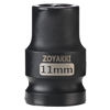 Picture of ZOYAKKI Shallow Impact Socket, SAE, 1/2 Inch Drive, 6 Point, Metric x 11 mm