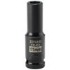 Picture of ZOYAKKI 1/2" Drive x 11 mm Deep 6 PT Impact Socket, CR-MO, 1/2-inch Drive 6 Point Axle Nut Socket for Easy Removal of Axle Shaft Nuts (11MM)