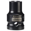Picture of ZOYAKKI Shallow Impact Socket, SAE, 1/2 Inch Drive, 6 Point, Metric x 10 mm
