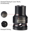 Picture of ZOYAKKI Shallow Impact Socket, SAE, 1/2 Inch Drive, 6 Point, Metric x 10 mm
