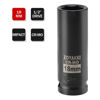 Picture of ZOYAKKI 1/2" Drive x 18 mm Deep 6 PT Impact Socket, CR-MO, 1/2-inch Drive 6 Point Axle Nut Socket for Easy Removal of Axle Shaft Nuts (18MM)