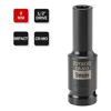 Picture of ZOYAKKI 1/2" Drive x 9 mm Deep 6 PT Impact Socket, CR-MO, 1/2-inch Drive 6 Point Axle Nut Socket for Easy Removal of Axle Shaft Nuts (9MM)
