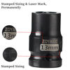 Picture of ZOYAKKI Shallow Impact Socket, SAE, 1/2 Inch Drive, 6 Point, Metric x 13 mm