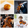 Picture of Fansjoy Violin Rosin with Case, Premium Gold Rosin for Violin, Viola & Cello Bows, Perfect for Professional Players & Beginners [Low Dust & Strong Adhesion & Easy Grip]