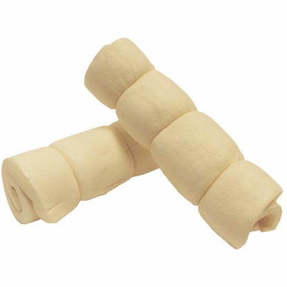 Picture of Redbarn All-Natural Beef Cheek Rolls for Dogs, These Grain-Free Cow Cheeks are Naturally Rich in Collagen, Available in Chicken & Carrot Glaze or Uncoated. (Original, Small/Medium (Pack of 1))