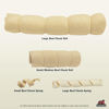 Picture of Redbarn All-Natural Beef Cheek Rolls for Dogs, These Grain-Free Cow Cheeks are Naturally Rich in Collagen, Available in Chicken & Carrot Glaze or Uncoated. (Original, Small/Medium (Pack of 1))