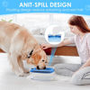 Picture of AONKEY 3L Dog Water Bowl No Spill, 101oz Large Spill Proof Dog Bowl Reduce Refill, Anti Splash No Mess Dispenser Dripless Slow Drinking Water Bowl for Sloppy Messy Drinkers (Navy Blue)