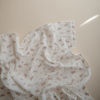 Picture of mushie Muslin Baby Swaddle Blanket | 100% Organic Cotton (Pink Flowers)