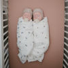 Picture of mushie Muslin Baby Swaddle Blanket | 100% Organic Cotton (Whales)
