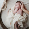 Picture of mushie Muslin Baby Swaddle Blanket | 100% Organic Cotton (Flowers)