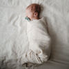 Picture of mushie Muslin Baby Swaddle Blanket | 100% Organic Cotton (Retro Stripe)