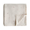 Picture of mushie Muslin Baby Swaddle Blanket | 100% Organic Cotton (Falling Stars)