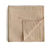 Picture of mushie Muslin Baby Swaddle Blanket | 100% Organic Cotton (Pale Taupe)