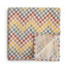 Picture of mushie Muslin Baby Swaddle Blanket | 100% Organic Cotton (Retro Check)