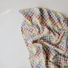 Picture of mushie Muslin Baby Swaddle Blanket | 100% Organic Cotton (Retro Check)