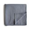 Picture of mushie Muslin Baby Swaddle Blanket | 100% Organic Cotton (Tradewinds)