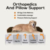 Picture of Large Dog Bed Orthopedic Washable: Extra Brown XL XLarge Big Dog Bed with Washable Bolster & Memory Foam Couch Sofa - Waterproof with Removable Cover
