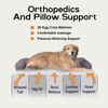 Picture of Orthopedic Large Dog Bed Washable, Orthopedic Dog Bed with Washable Removable Cover, XLarge Orthopedic Dog Beds for Large Dogs, Waterproof Pet Beds and Non-Slip Bottom, Extra Purple Large Dog Bed