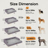 Picture of Orthopedic Large Dog Bed Washable, Orthopedic Dog Bed with Removable Bolsters, Washable Dog Beds Cover for Large Dogs, Waterproof Pet Beds and Non-Slip Bottom, Extra Purple Large Dog Bed
