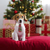 Picture of ADOGGYGO Christmas Dog Necktie Pet Tuxedo Christmas Dog Neck Tie Collar with Red Green Plaid Tie for Small Medium Large Dogs Pets (Small, Red & Green)
