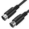 Picture of Heams 3 Pack Premium 6FT MIDI Cable, Stable & Fast Transmission and Long-Lasting MIDI Cables, Male to Male 5-Pin MIDI Cable for MIDI Keyboard, Electronic Piano, Electronic Drum
