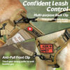 Picture of rabbitgoo Tactical Dog Harness for Large Dogs, Heavy Duty Dog Harness with Handle, No-Pull Service Dog Large Breed, Adjustable Military Dog Vest Harness for Training Hunting Walking, Brown Camo, XL