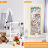 Picture of Woodoulogy Hanging Stuffed Animal Storage, Over Door Large Plush Toy Organizer with Metal Hook, Baby Accessory Holder Idea for Nursery, Doll & Bear Mesh Hammock Bag for Girl Boy Kid Room