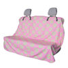 Picture of LoyaGour Back Seat Cover for Car Trucks Van SUV Jeep,Waterproof Rear Bench Towel Seat Covers for Dogs and Kids,Automotive Backseat Protector (Flower and Pink)