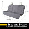 Picture of LoyaGour Back Seat Cover for Car Trucks Van SUV Jeep,Waterproof Rear Bench Towel Seat Covers for Dogs and Kids,Automotive Backseat Protector (Grey)