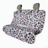 Picture of LoyaGour Back Seat Cover for Car Trucks Van SUV Jeep,Waterproof Rear Bench Towel Seat Covers for Dogs and Kids,Automotive Backseat Protector (Leopard Print)