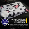 Picture of LoyaGour Back Seat Cover for Car Trucks Van SUV Jeep,Waterproof Rear Bench Towel Seat Covers for Dogs and Kids,Automotive Backseat Protector (Leopard Print)
