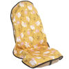Picture of LoyaGour Car Seat Cover Protector Front Seats,for Gym Workout,Running,Swimming,Beach and Hiking,Waterproof Sweat Towel Bucket Seat Covers for Trucks SUV Jeep (Chamomile and Yellow, 1Pcs)