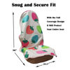 Picture of LoyaGour Car Seat Cover Protector Front Seats,for Gym Workout,Running,Swimming,Beach and Hiking,Waterproof Sweat Towel Bucket Seat Covers for Trucks SUV Jeep (Strawberry, 2Pcs)