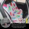 Picture of LoyaGour Back Seat Cover for Car Trucks Van SUV Jeep,Waterproof Rear Bench Towel Seat Covers for Dogs and Kids,Automotive Backseat Protector (Strawberry)