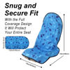 Picture of LoyaGour Car Seat Cover Protector Front Seats,for Gym Workout,Running,Swimming,Beach and Hiking,Waterproof Sweat Towel Bucket Seat Covers for Trucks SUV Jeep (Blue Marbling, 2Pcs)