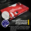 Picture of LoyaGour Back Seat Cover for Car Trucks Van SUV Jeep,Waterproof Rear Bench Towel Seat Covers for Dogs and Kids,Automotive Backseat Protector (Santa Claus)
