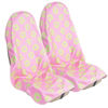 Picture of LoyaGour Car Seat Cover Protector Front Seats,for Gym Workout,Running,Swimming,Beach and Hiking,Waterproof Sweat Towel Bucket Seat Covers for Trucks SUV Jeep (Flower and Pink, 2Pcs)