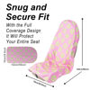Picture of LoyaGour Car Seat Cover Protector Front Seats,for Gym Workout,Running,Swimming,Beach and Hiking,Waterproof Sweat Towel Bucket Seat Covers for Trucks SUV Jeep (Flower and Pink, 2Pcs)