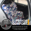 Picture of LoyaGour Back Seat Cover for Car Trucks Van SUV Jeep,Waterproof Rear Bench Towel Seat Covers for Dogs and Kids,Automotive Backseat Protector (Camouflage)