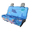 Picture of LoyaGour Back Seat Cover for Car Trucks Van SUV Jeep,Waterproof Rear Bench Towel Seat Covers for Dogs and Kids,Automotive Backseat Protector (Seaworld)