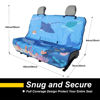 Picture of LoyaGour Back Seat Cover for Car Trucks Van SUV Jeep,Waterproof Rear Bench Towel Seat Covers for Dogs and Kids,Automotive Backseat Protector (Seaworld)