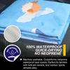 Picture of LoyaGour Back Seat Cover for Car Trucks Van SUV Jeep,Waterproof Rear Bench Towel Seat Covers for Dogs and Kids,Automotive Backseat Protector (Seaworld)