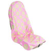 Picture of LoyaGour Car Seat Cover Protector Front Seats,for Gym Workout,Running,Swimming,Beach and Hiking,Waterproof Sweat Towel Bucket Seat Covers for Trucks SUV Jeep (Flower and Pink, 1Pcs)