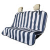 Picture of LoyaGour Back Seat Cover for Car Trucks Van SUV Jeep,Waterproof Rear Bench Towel Seat Covers for Dogs and Kids,Automotive Backseat Protector (Blue Stripe)