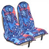 Picture of LoyaGour Car Seat Cover Protector Front Seats,for Gym Workout,Running,Swimming,Beach and Hiking,Waterproof Sweat Towel Bucket Seat Covers for Trucks SUV Jeep (Dinosaur, 2Pcs)